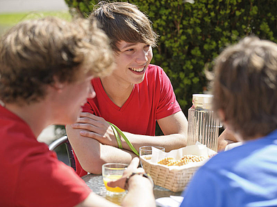 Pause in Ferrières, Englisch und Französisch Sprachreisen für Schüler