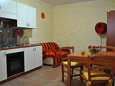 Wohnbereich Beispiel Apartment, Italien Sprachreise