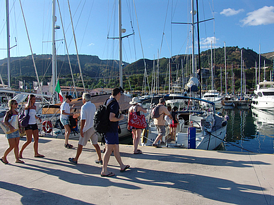 Segelausflug, Italienisch Sprachreisen für Erwachsene