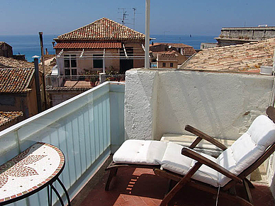 Terassenbeispiel Apartment, Tropea Sprachreisen