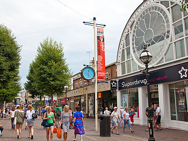 Shopping in Eastbourne, Englisch Sprachreisen für Erwachsene