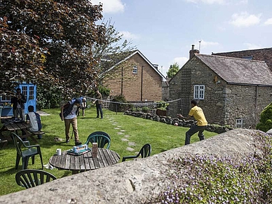 Gartenansicht, Englisch Sprachschule in Oxford Wheatley