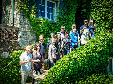 Gruppenfoto, Französisch Sprachschule Antibes