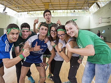 Sporthalle, Englisch Sprachschule in Dublin