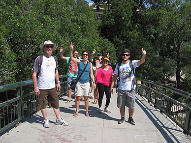 Sprachkursteilnehmer auf Tour, Santiago de Chile, Spanisch Sprachreisen für Erwachsene