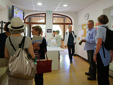 Eingangsbereich der Französisch Sprachschule Aix-en-Provence