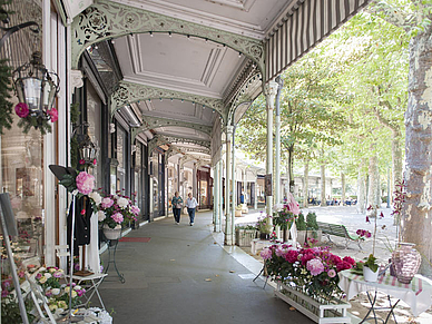 Galerie Napoleon in Vichy, Französisch Sprachreisen für Erwachsene