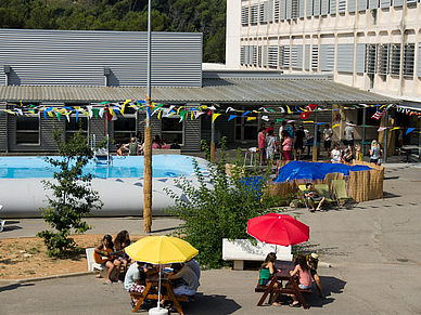 Campus, Schüler Sprachschule Antibes