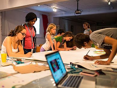 Projektarbeit in der Schüler Sprachschule Ferrières in Belgien