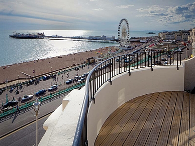 Zimmer mit Aussicht in Brighton, Englisch Sprachreisen für Erwachsene