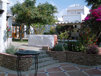 Garten der Spanisch Sprachschule Nerja