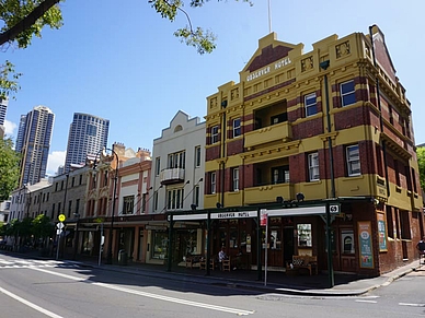 The Rocks Straßenansicht - Englisch Sprachreisen Sydney