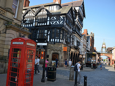 Sehenswürdigkeiten in Chester, Englisch Sprachreisen für Schüler