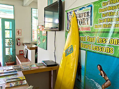 Eingangsbereich, Spanisch Sprachschule in Playa Jacó