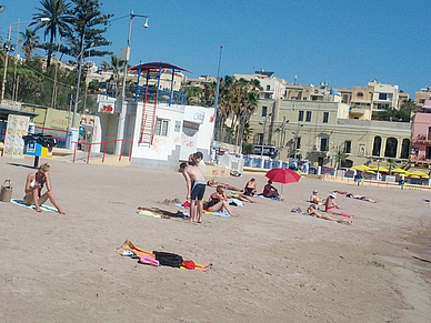 Strand auf Malta, Englisch Sprachreisen für Erwachsene