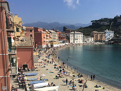 Strand von Sestri Levante, Sprachreisen für Erwachsene