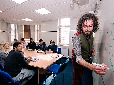 Unterricht an der Englisch Sprachschule in Bournemouth