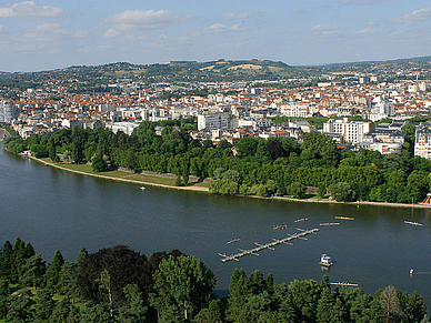 Stadtansicht Vichy - Schüler Sprachreisen nach Frankreich