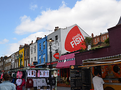 Stimmung in Camden, London, Englisch Sprachreisen für Erwachsene