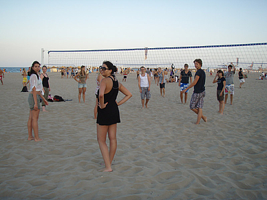 Beachvolleyball, Spanisch Sprachschule Valencia