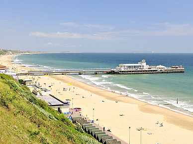 Strand & Pier von Bournemouth, Englisch Sprachferien für Schüler